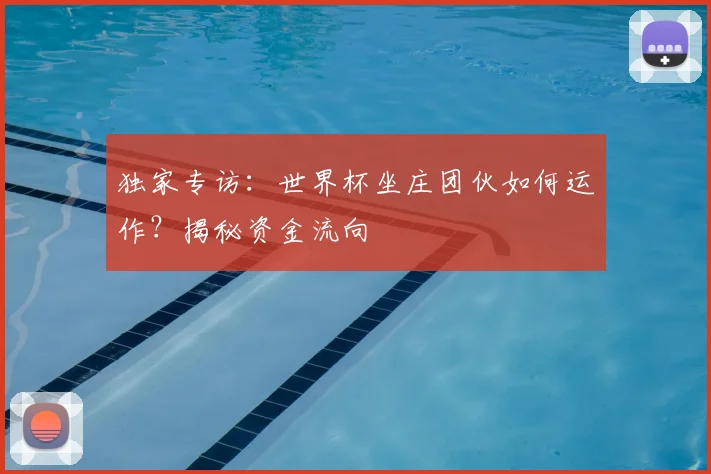 独家专访：世界杯坐庄团伙如何运作？揭秘资金流向